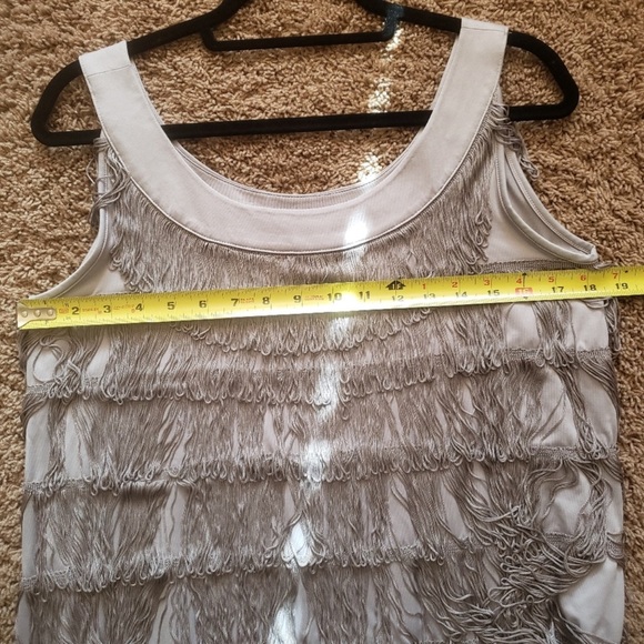 H&M Flapper Fringe Mini Dress Size Medium - Picture 4 of 5